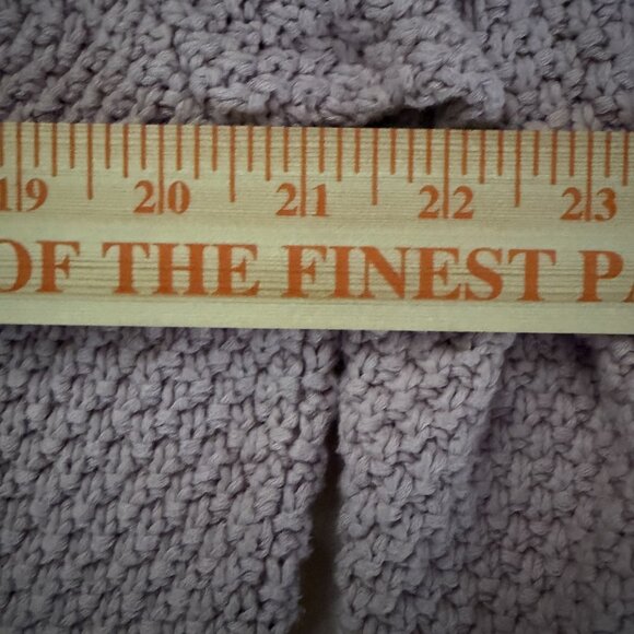 L.L. Bean Signature Purple Cotton Funnelneck Sweater Women’s Size L - Picture 10 of 10